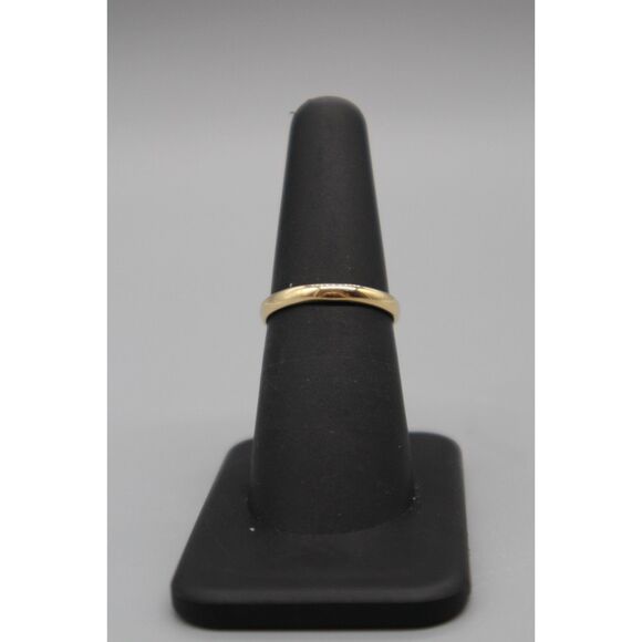 PLAIN WEDDING BAND S:6.5 14KY (156401-2)